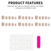 Nude Short Square Fake Nails 30 Pieces Comfort Fit For DIY Manicure