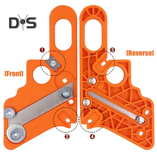 Edge Banding Trimmer Edge Cutter Tool with Circular Edge Scraper Easy Operation Multifunctional Woodworking Hand Trimming Tool