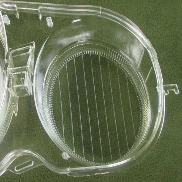 Pair of Clear PC Car Headlight Covers for Left/Right Front - Fits Ben