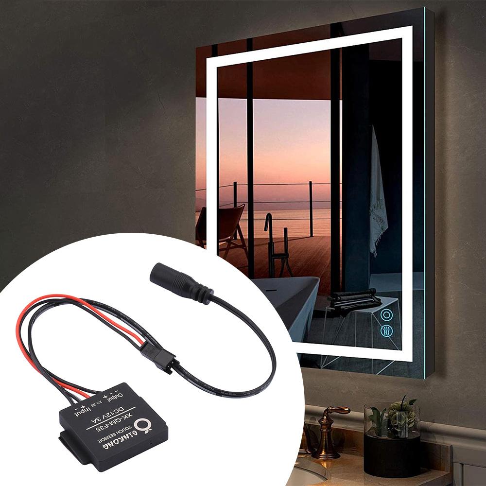 DC 12V 3A Bathroom Mirror Switch Touch-Switch Sensor For LED Light Mirror Headlight LED Driver Module Sensor Switch
