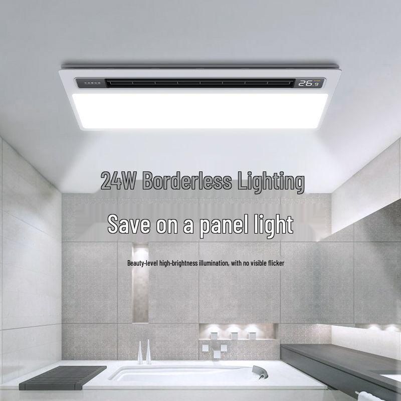 Shenhua Smart Recessed Ceiling Bath Heater with Light and Dual Motor Blades
