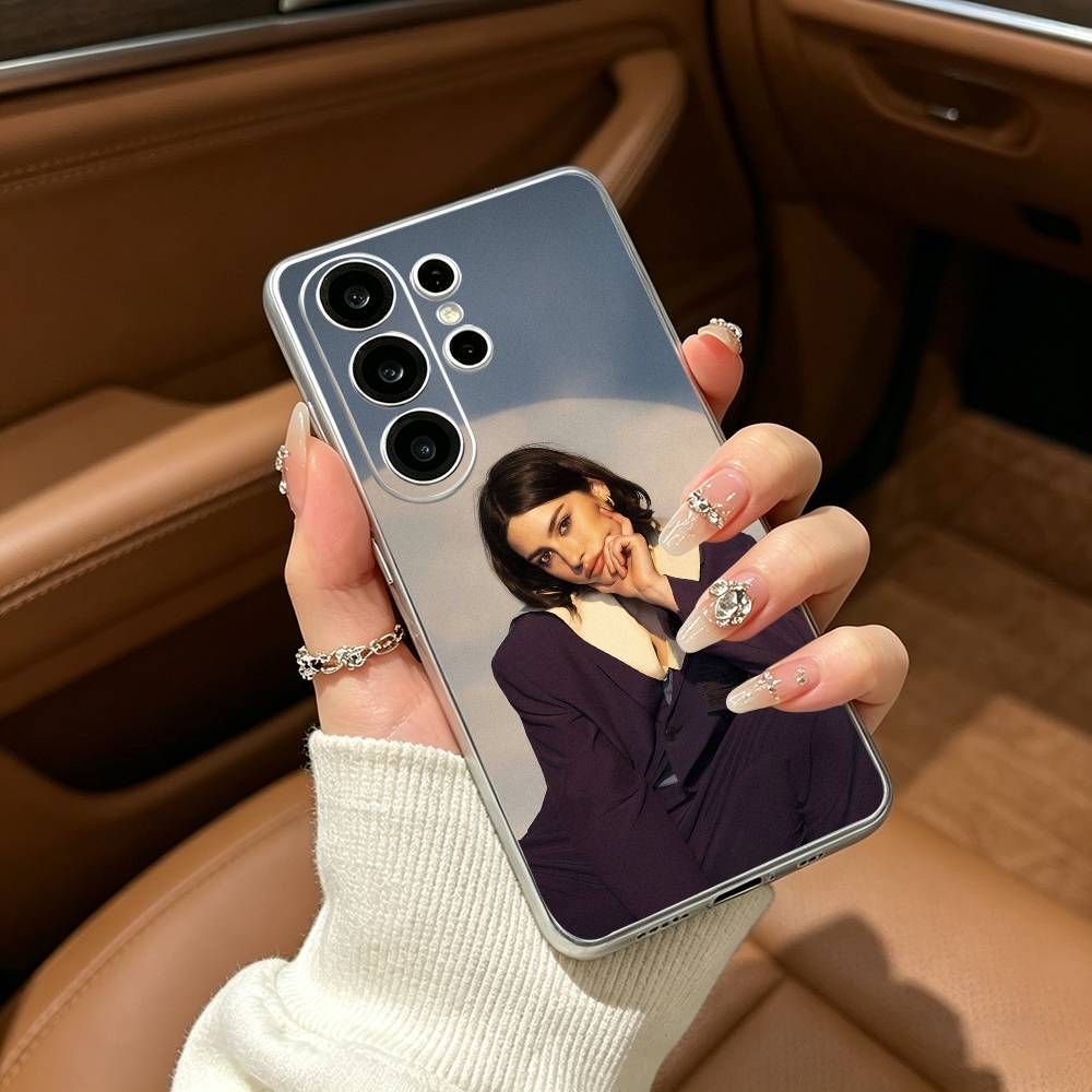 Pop-Sängerin-Gracie-A-Abrams Klare Handyhülle für Samsung S25, S24, S21, S22, S23, S30, Ultra, S20, Plus, FE, Lite