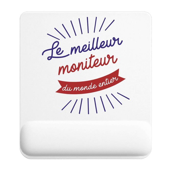 Tapis de souris - PLANETEE - Meilleur Monde - 22x18 cm - Impression sublimation HD - 3 mm