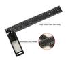Industrial Grade Right Angle Ruler 45/90 Degree Hole Woodworking Gauge  Carpentry