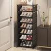 Shoe Organizer Shelf Multi-layer Stackable Dormitory Home Storage Stand DIY Wall Corner Space Saving Adjustable Shoe Organizer
