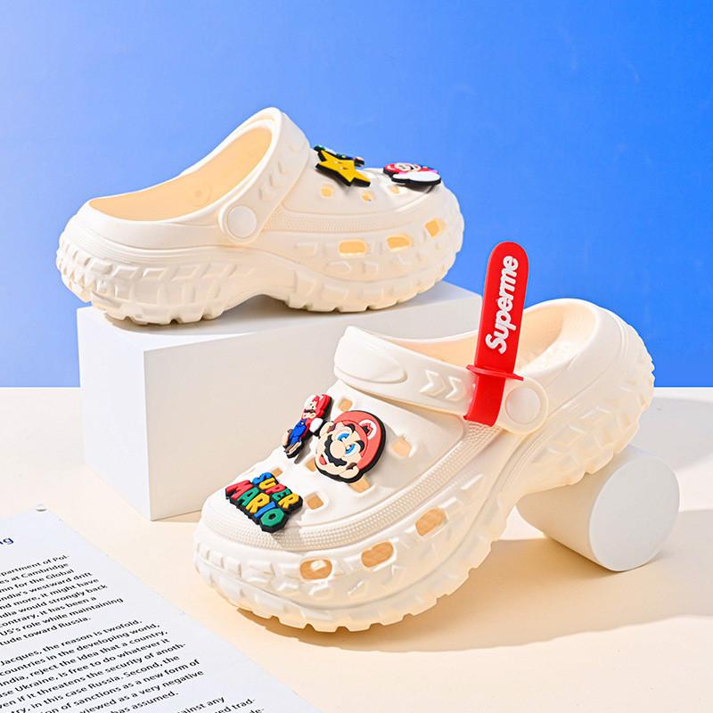 Summer Kids Cartoon Eva Clogs For Boys And Girls Breathable Non-slip Beach Shoes In Various Colors And Sizes For Outdoor Fun