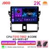 Android 16 Car Radio Carplay For Toyota Yaris Vios 2014 2015 2016 Multimedia Player 2k Touch Screen Bluetooth GPS Navigation DVD