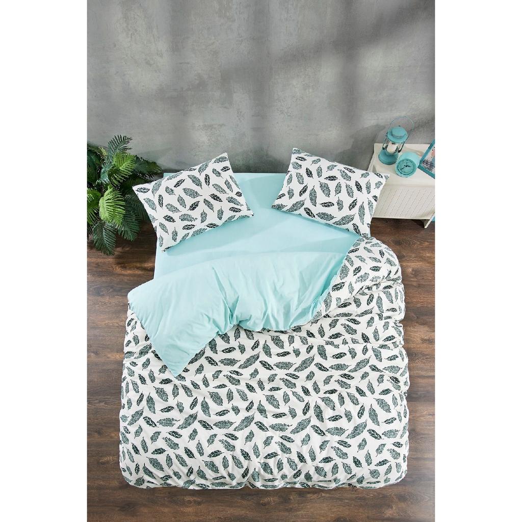 Isabelle Single Patterned Duvet Cover Set, Elastic Sheet And 1 Pillowcase
