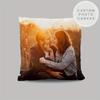 Customized 18x18 Inch Plush Photo Pillowcase, Personalized for Families, Couples, Pets, and Friends, Memories for Home, Office,