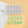 Silicone 0-9 Number Candle Mold Embossed Fondant Chocolate Molds Birthday Cake Decorating Tool Baking Supplies Moldes Para Velas