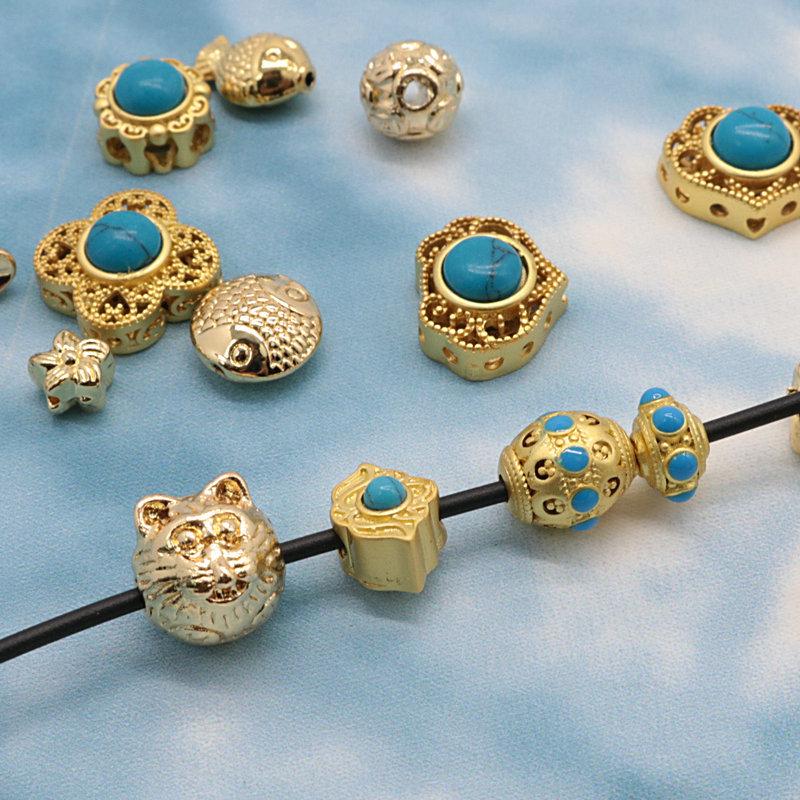 Gouden Ruyi Emaille Slot Armband met Chinese Stijl Hanger