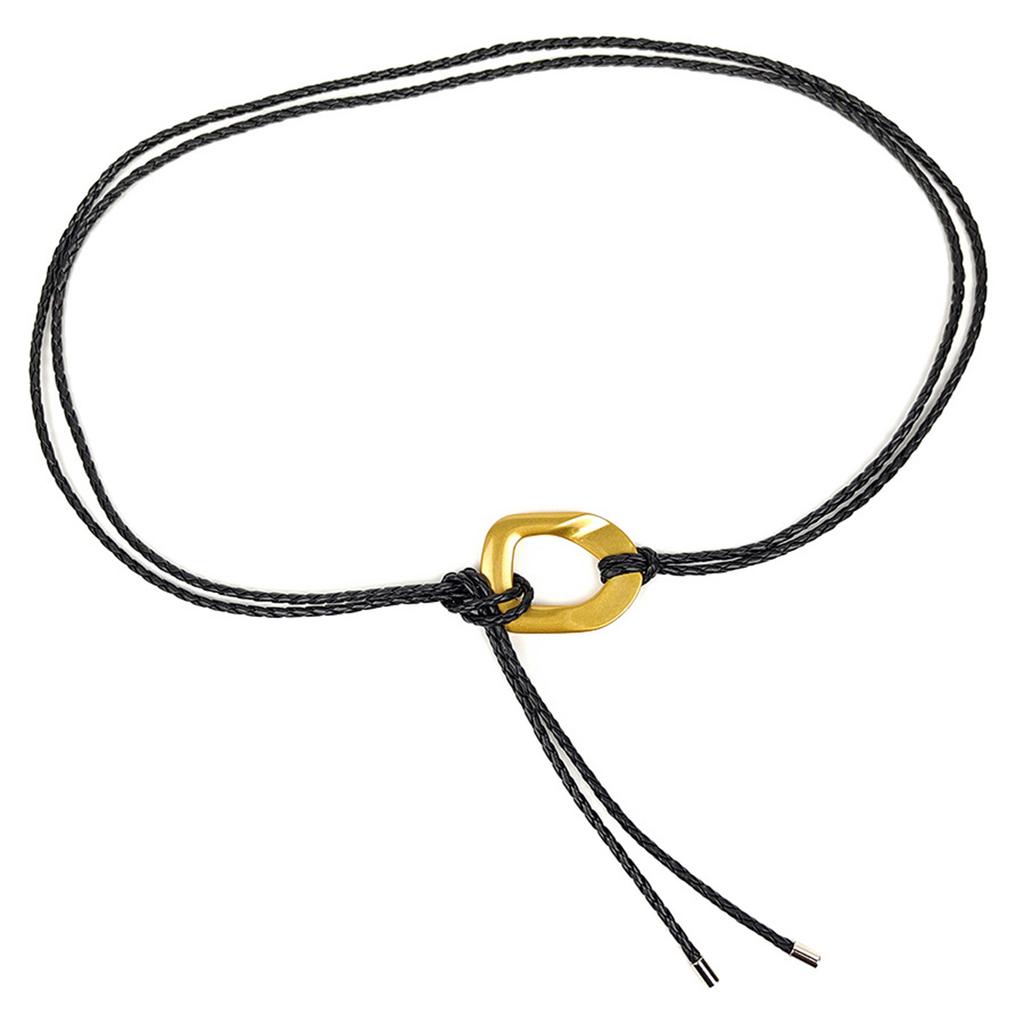 Damen Geflochtener Taillengürtel Einfarbig Taillenband Verstellbare Länge Teenager Mädchen Mantel Kleid Hemd Selbstbinde-Taillengürtel