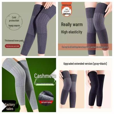 Unisex Rutschfeste Verdickte Kniewärmer für Herbst/Winter