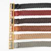 European and American French Ins Braided Belt Women's Retro Alloy Buckle Dress Belt Casual Women's Belt