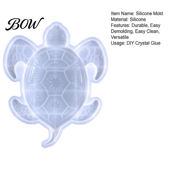 Durable Silicone Ocean Mold Large Sea Turtle Resin Mold, 3D for Epoxy Casting, Detailed Marine Animal Professional Casting Tool Molds Wall