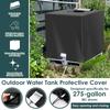 IBC Tote Cover 257 Gallon 1000L Waterproof Tank Protective Cover 210D Oxford Cloth Dustproof Outdoor Garden Water