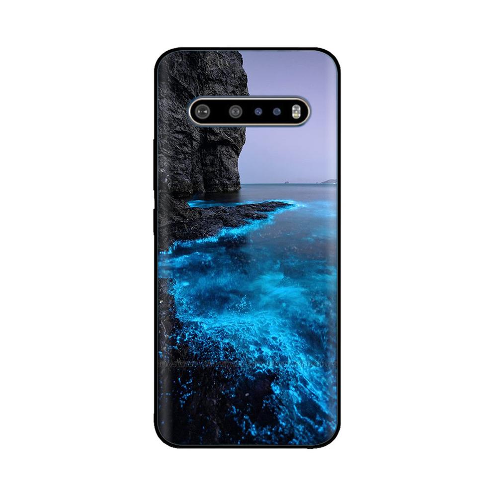 Für LG V60 ThinQ Hülle 6,8" Weiches Silikon TPU Handyhülle Funda Für LG V60 ThinQ 5G V 60 Rückseite lgV60 ThinQ coque Bumper Schale