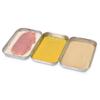 Navaris 3x Stainless Steel Baking Pan - Rectangular Stainless Steel Dish - Oven Baking Tray for Pastry Gratin Fries -