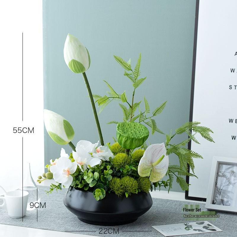 Nordic Modern Faux Flower Bouquet for Indoor Living Room or Dining Table Decor