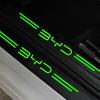 Luminous Car Door Threshold Decals for BYD Song Tang Yuan Qin Pro Plus 2025 Dolphin Seagull Atto3 GT Door Entry Pedal Guards Pad