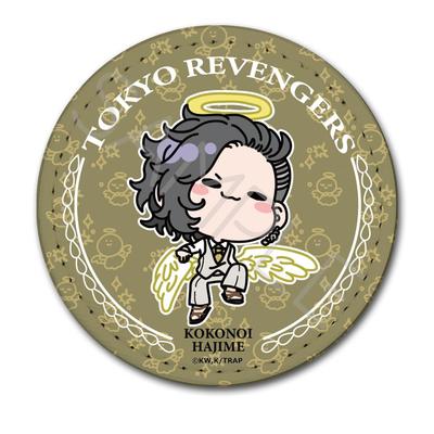 "Tokyo Revengers" Hajime Kui 6th Edition Leather Badge [Round] Mocho YI