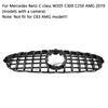 GTR Style Grill Grille W/Camera fit Mercedes-Benz W205 C205 A205 2019-2021