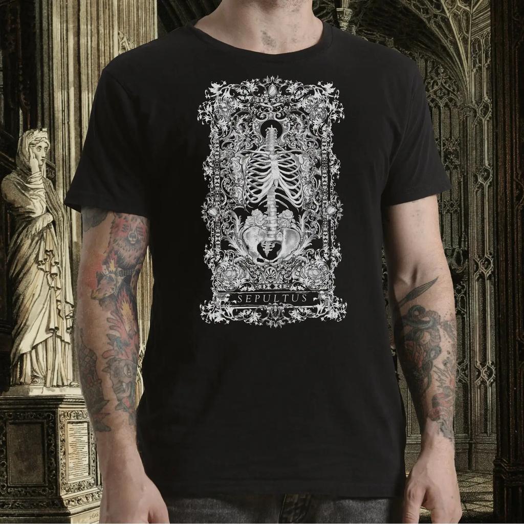 Skeleton Graphic Tee Shirt Unisex Vintage Versatile Comfortable Stylish Breathable Streetwear Soft Stretched