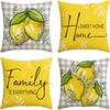 Spring and Summer Pillowcase Bedroom Living Room Sofa Pillowcase Linen Floral Decoration Pillow Cushion