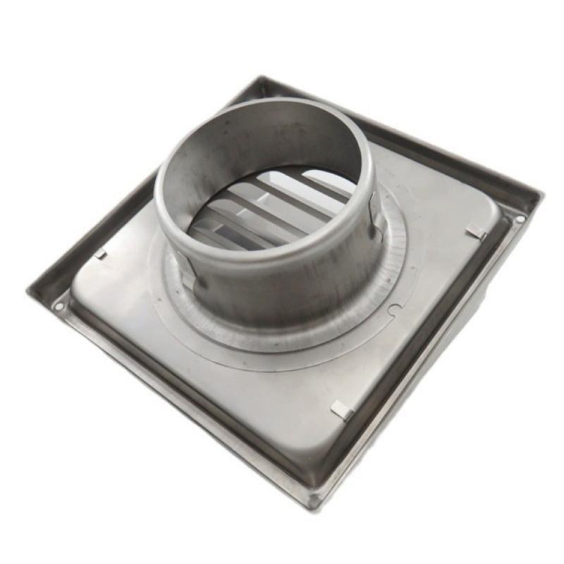 Nerezová mřížka větracího otvoru Čtvercový výstup vzduchu Potrubí Větrání Odvětrávací mřížka Mřížka Kryt potrubí Snadné použití