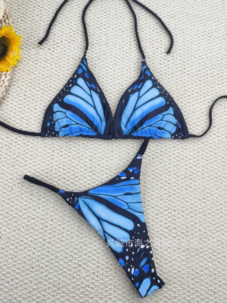 Neuer Badeanzug geflochtener Bikini Schmetterling geteilter Bikini sexy Tanga Original-Bikini