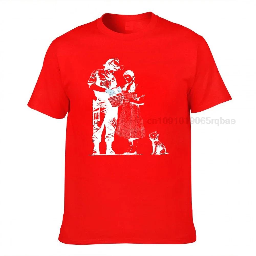 Banksy Dorothy From Oz Wizard Stop And Search Unisexs Ladies Tshirts Sizes Male Brand Teeshirt Unisex Summer Pure Cotton T Shirt