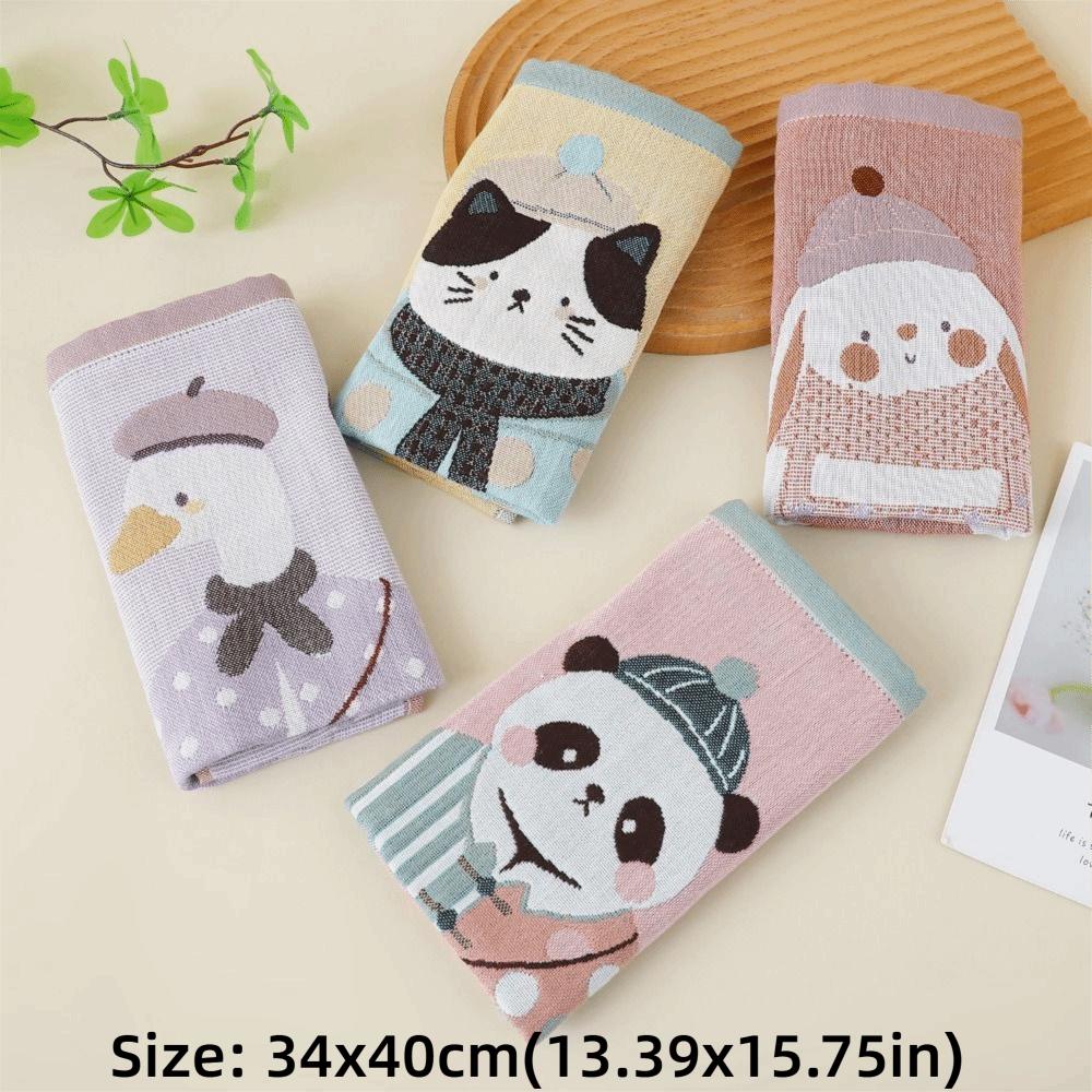 New 34x40cm Large Hand Towel 4 Layer Cotton Gauze Decorative Pure Cotton Dish Cloth Quick Dry Kitchen Towel Home Restaurant