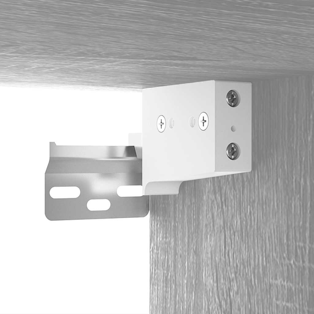Bathroom Furniture Set Gray Sonoma Particleboard