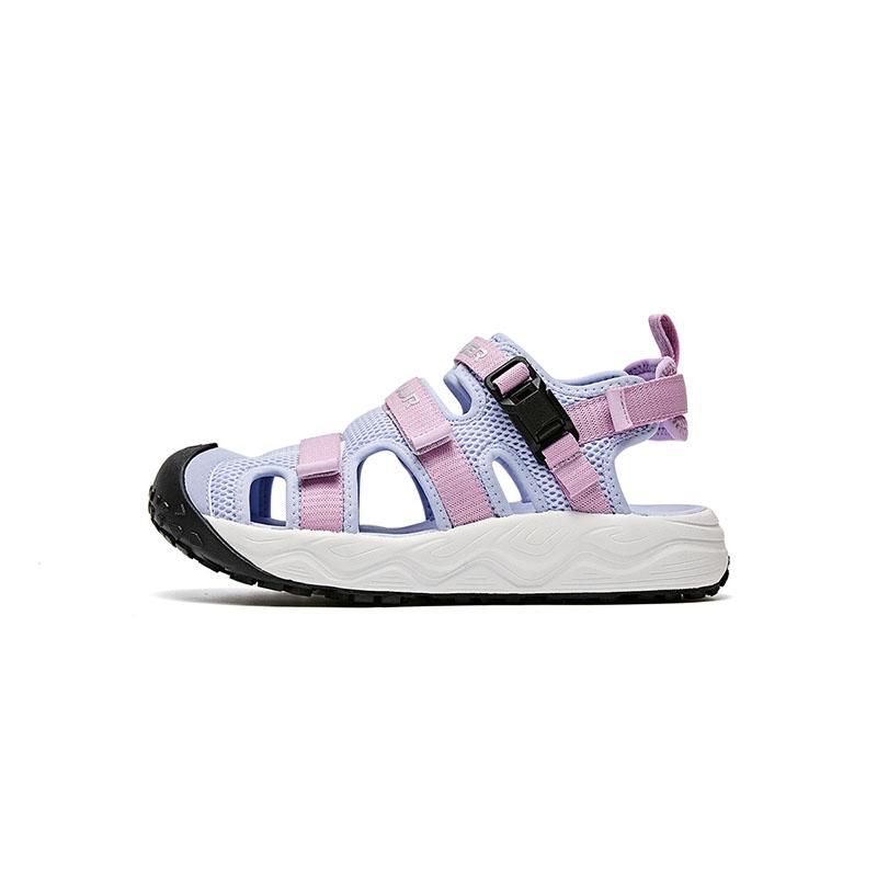 Under Armour Fabric Outdoor Water Shoes Non-Slip Wear-Resistant Breathable Quick-Dry Low-Top Sandals Kids Shoes Purple 2421507ZS