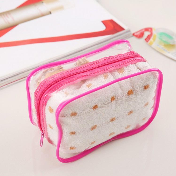 Waterproof Outdoor PVC Travel Makeup Bag with Zipper