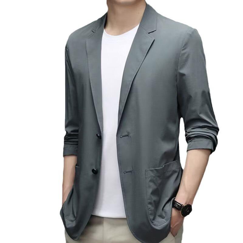 2024 Autumn Slim Fit Business Casual Jacket for Middle-Aged Men