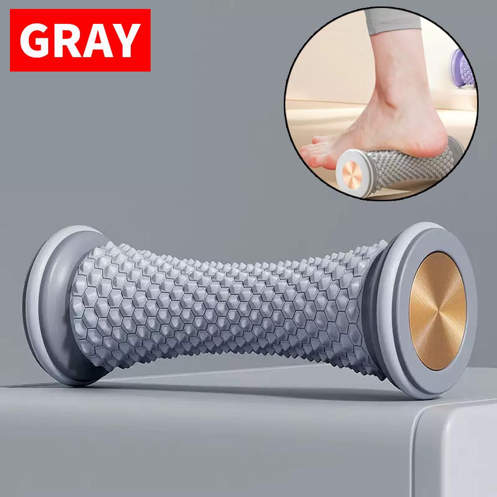 Foot Massage Roller Ergonomic Yoga Plantar Foot Roller Multifunctional Reflexology Foot Massager for Deep Tissue Muscle Massage