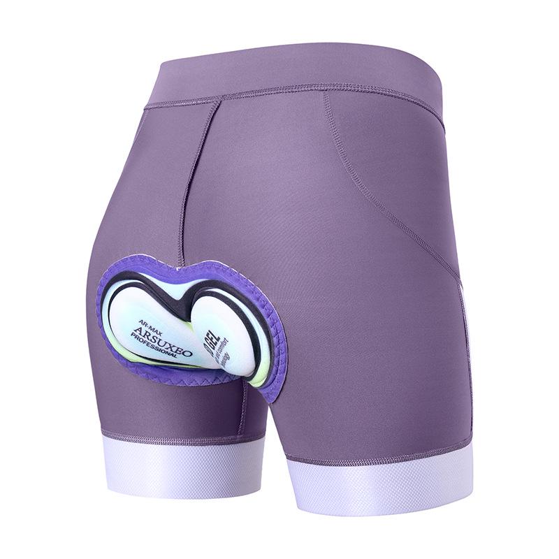 

Women s Summer Cycling Shorts - Silicone Shock Absorption, Comfortable High Elasticity, Breathable, Tight-Fitting. Asian XL (EU L)