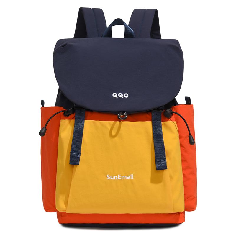 Outdoor Backpack Travel Large Capacity Nylon Commuter Backpack Ultra Light Junior High School Student Schoolbag