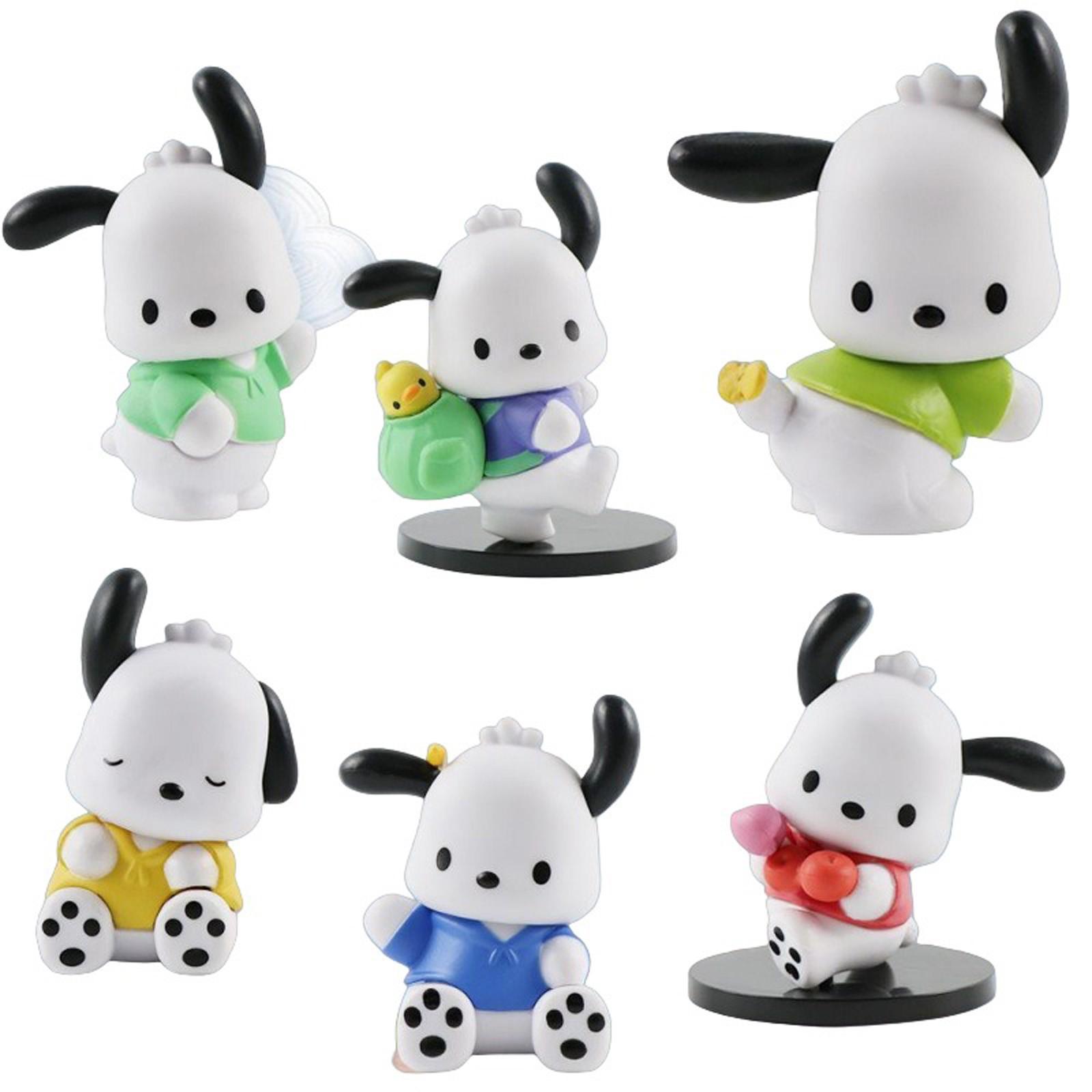 

6 PC Dolls. Desktop Ornaments. Birthday Gifts. Figurines One Size белый