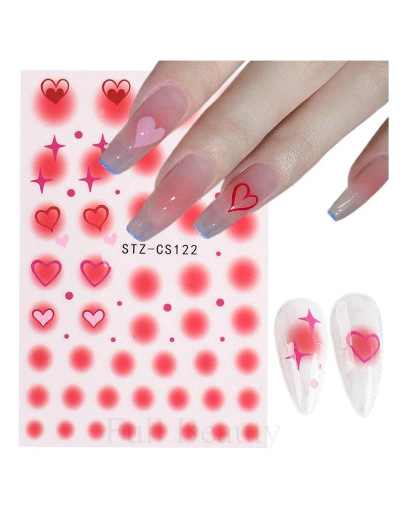 Water Nail Decal and Sticker Flower Leaf Tree Green Simple Summer Slider for Manicure Nail Art Watermark Tips