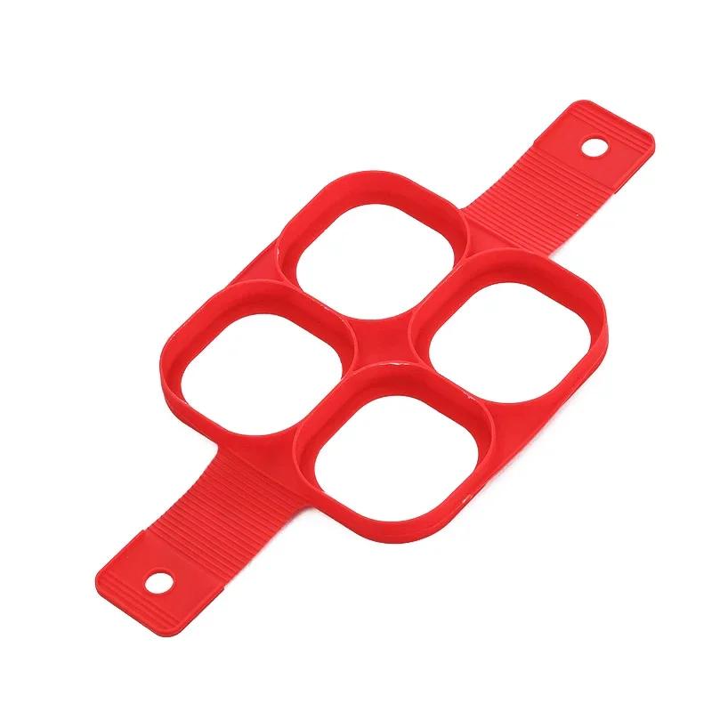 4/7 Holes Egg Pancake Maker Non Stick Silicone Mould Kitchen Baking Omelet Moulds Flip Cooker Egg Ring Egg Mold Baking Accessory
