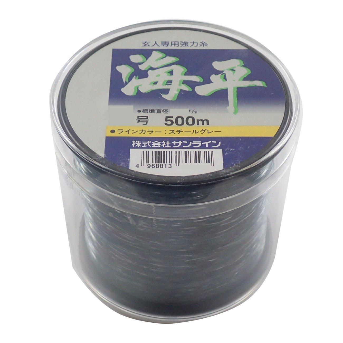

SUNLINE Nylon Line Kaihei 500m 10 Steel Gray No.