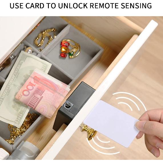Cabinet Lock APP IC Card Unlock Electronic Cabinet Lock Keyless Anti theft Lock for Drawer Cabinet Wardrobe