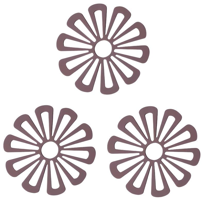 3pcsHeat-insulating Mats for Dishes, Casseroles, Dining Tables, Anti-scalding Mats for Cups, and Mats for Hot Water Kettles