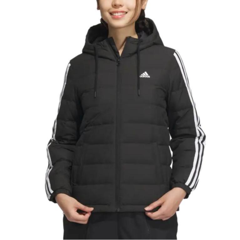 New Adidas Down Jacket Women's Black IK2376