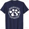 Save Nine Lives Rescue A Cat TShirt Great Gifts Cats Lover Graphic T Shirts Funny Outdoors High Quality Cotton Shortsleev Tops