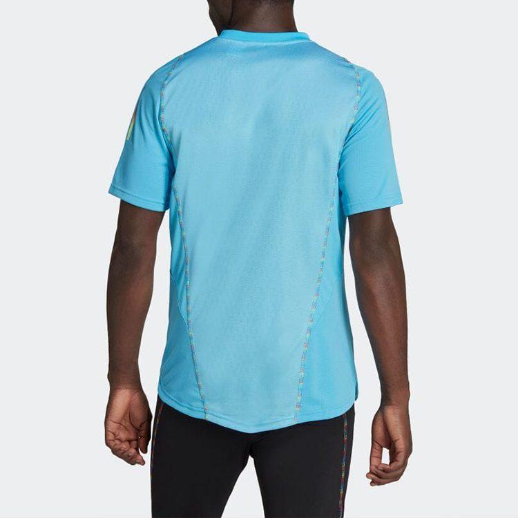 adidas Soccer Jerseys Men's Blue Moderate Straight Fit HJ9942