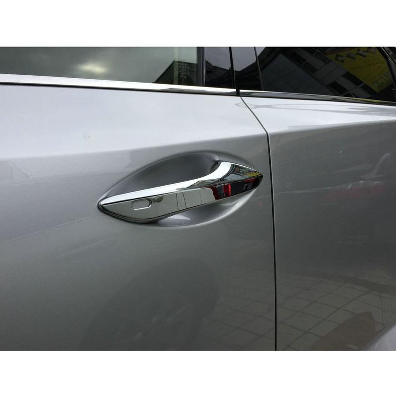 For Lexus RX 200t 300 450h 2016 2017 2018    ABS Chrome Car Door Handle Covers Trim Accessories Armrest Stickers
