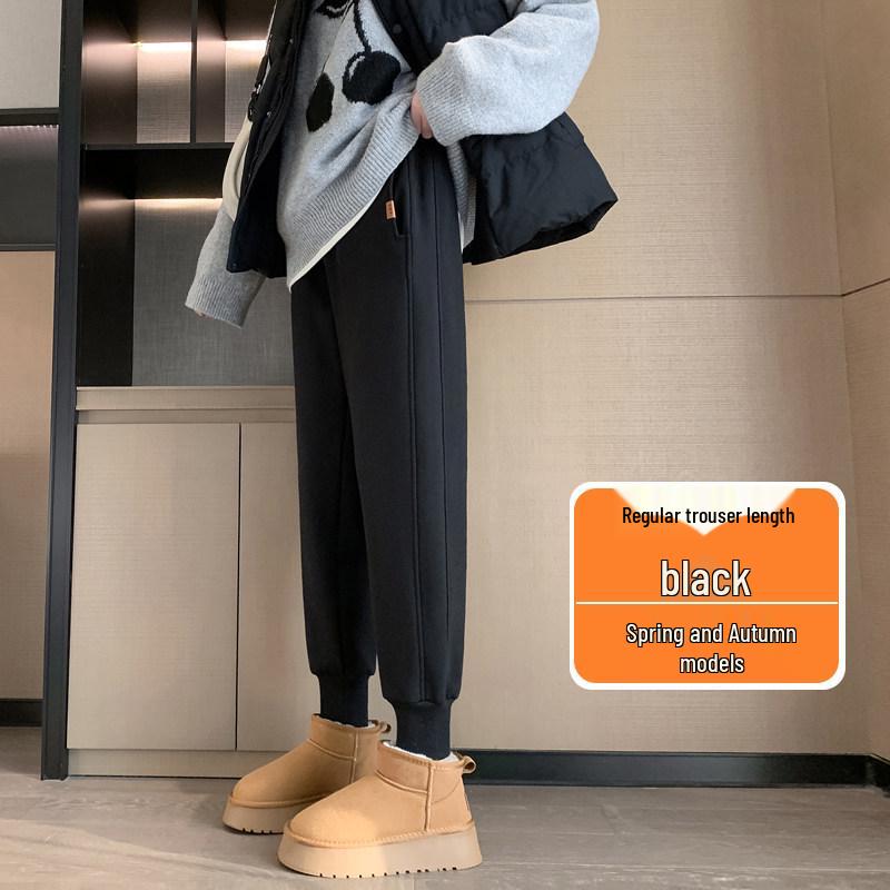 

Women s High-Waist Velvet Petite Harem Sweatpants - Winter 2025 Collection L
